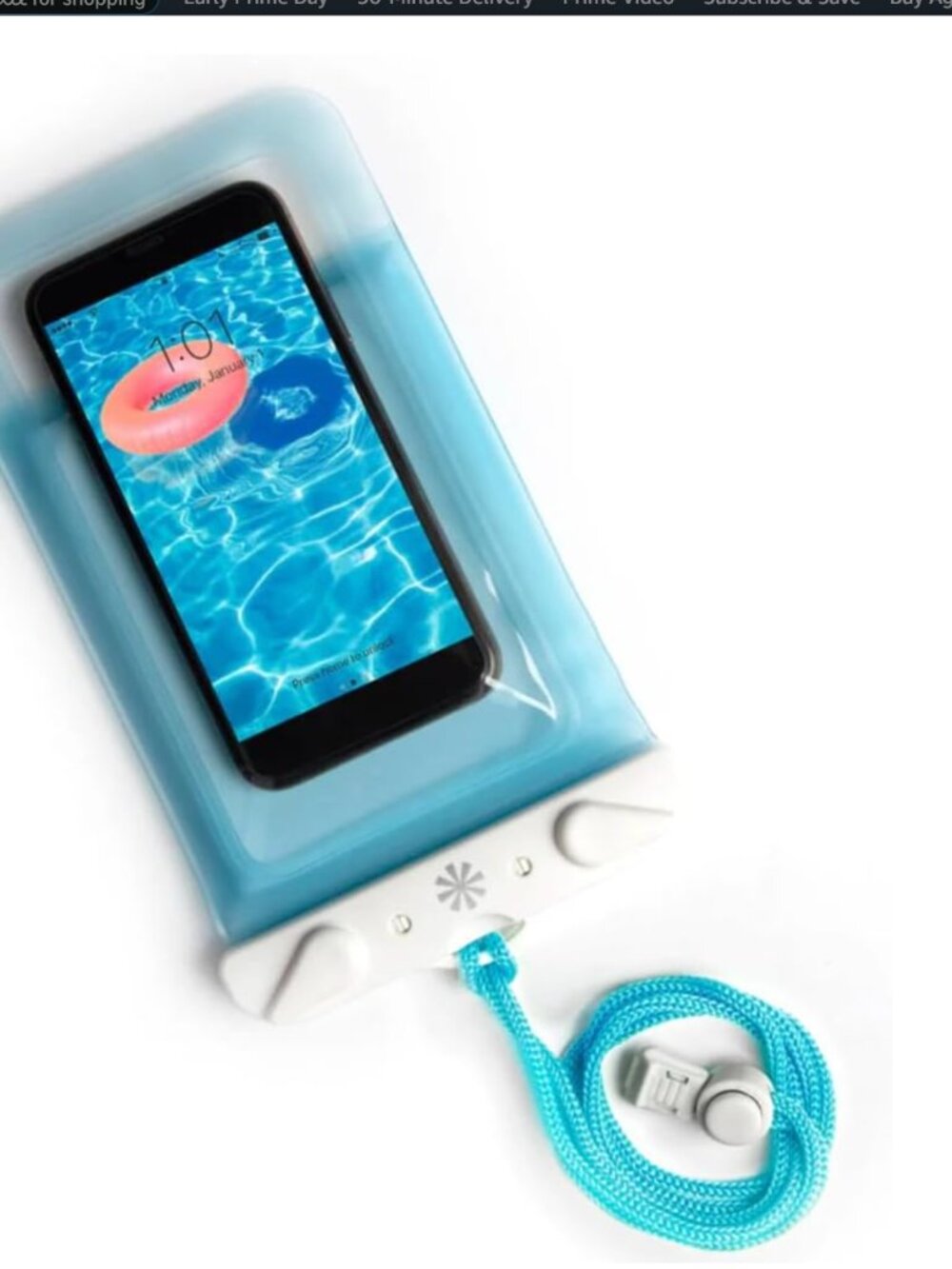 Tech Candy Dry Spell Water Defender Bag, Blue - Waterproof
